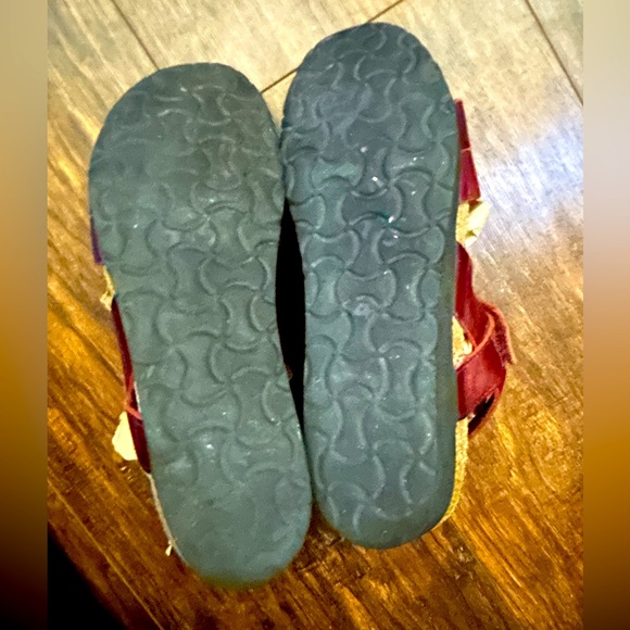 NAOT Red Leather Sandals size 40 - Picture 4 of 6